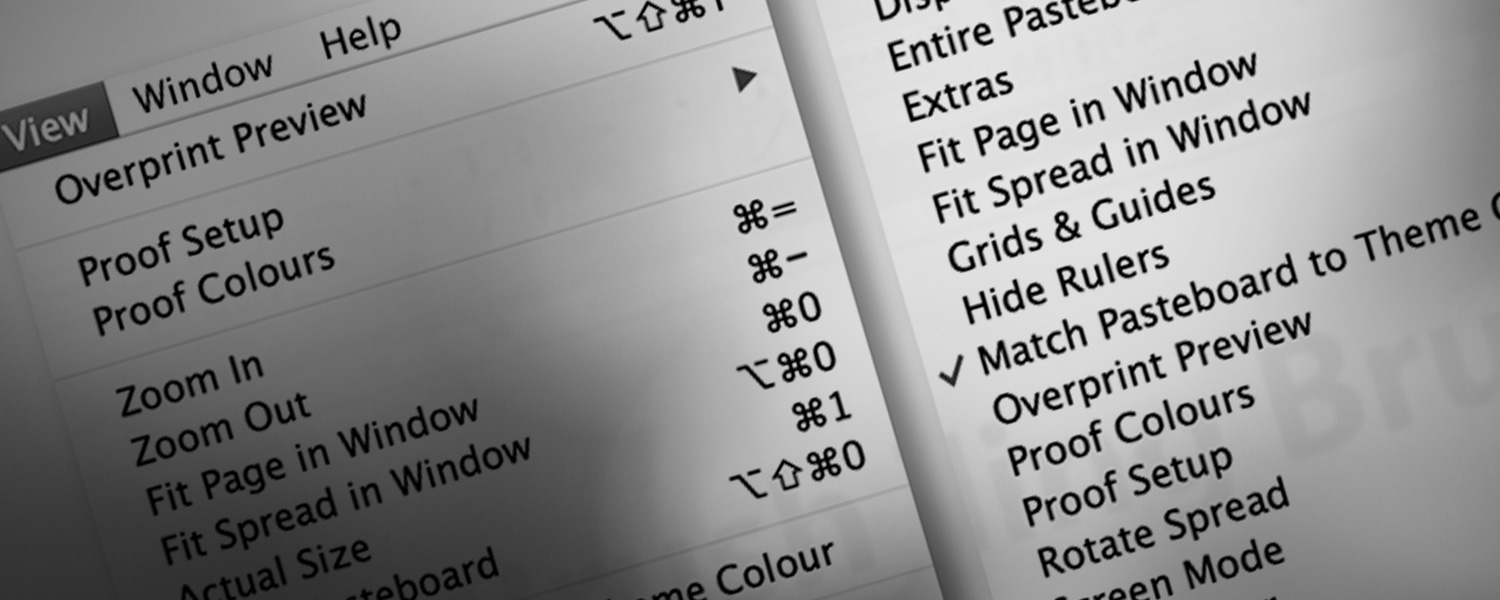 InDesign: Alfabetisk menu